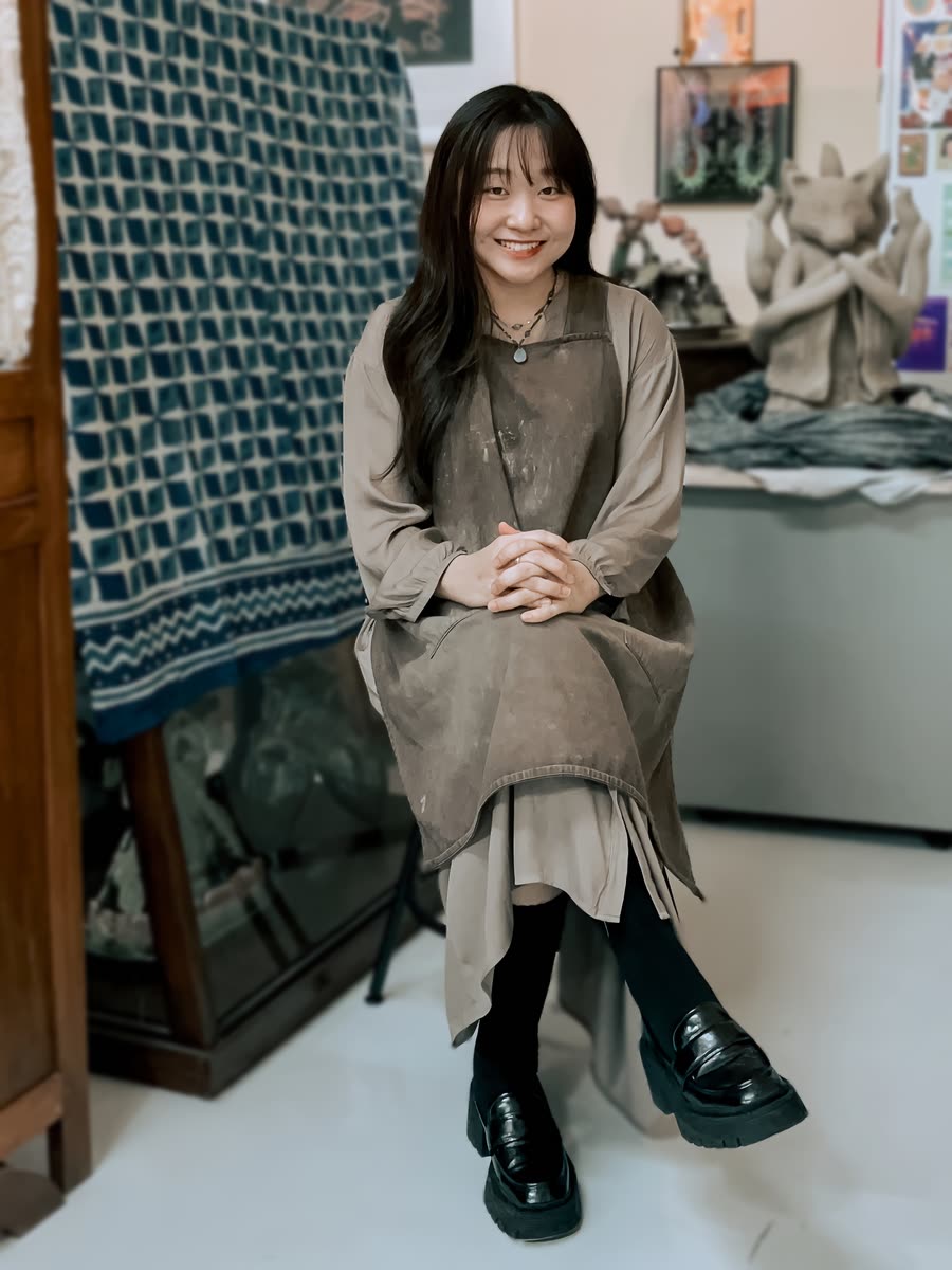 Portrait of Shayne Phua in her studio